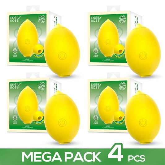 ENGILY ROSS - PACK DE 4 LEMON ESTIMULADOR DE CLÍTORIS CON SUCCIÓN