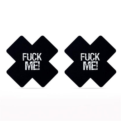 LOVETOY - PACK PEZONERAS CRUZ NEGRO Y ROSA FUCK ME