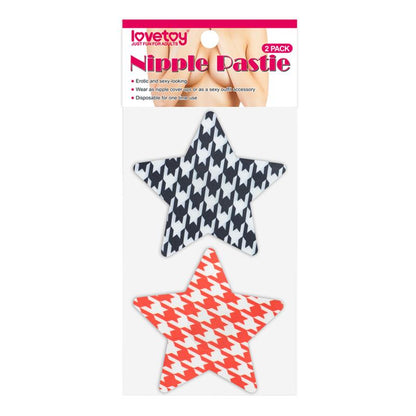 LOVETOY - PACK PEZONERAS ESTRELLA ROJO Y NEGRO