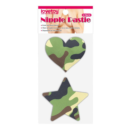 LOVETOY - PACK PEZONERAS ESTRELLA Y CORAZÓN CAMUFLAJE