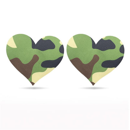LOVETOY - PACK PEZONERAS ESTRELLA Y CORAZÓN CAMUFLAJE