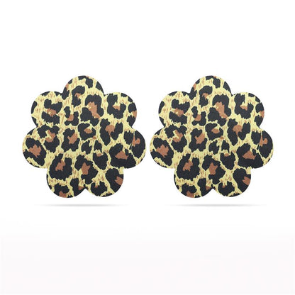 LOVETOY - PACK PEZONERAS FLOR Y CORAZÓN  LEOPARDO