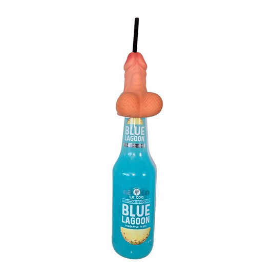 DIVERTY SEX - PAJITA CON FORMA DE PENE XXL PARA BOTELLA DE 360 ML