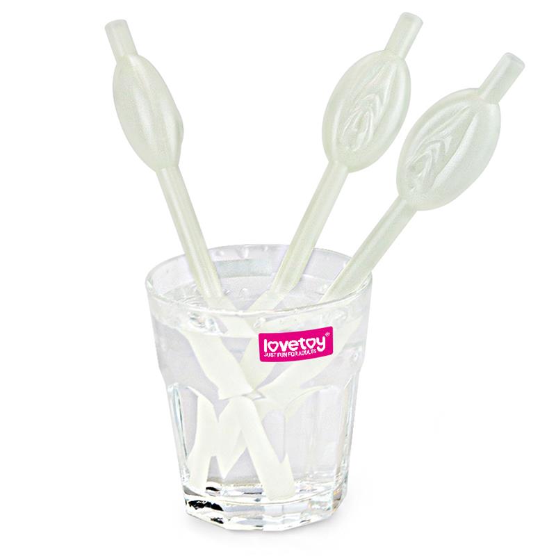 LOVETOY - PAJITA DE VAGINA BRILLA EN LA OSCURIDAD PACK DE 9