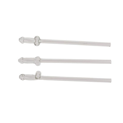 OOTB - PAJITAS DE CRISTAL DE PENE CON LIMPIADOR