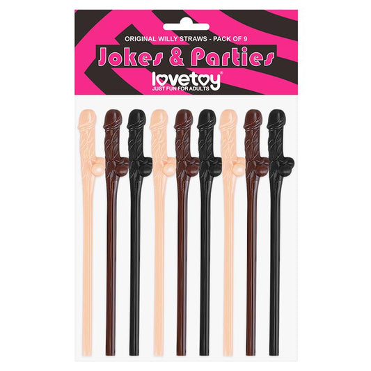 LOVETOY - PAJITAS DE PENE PACK DE 9