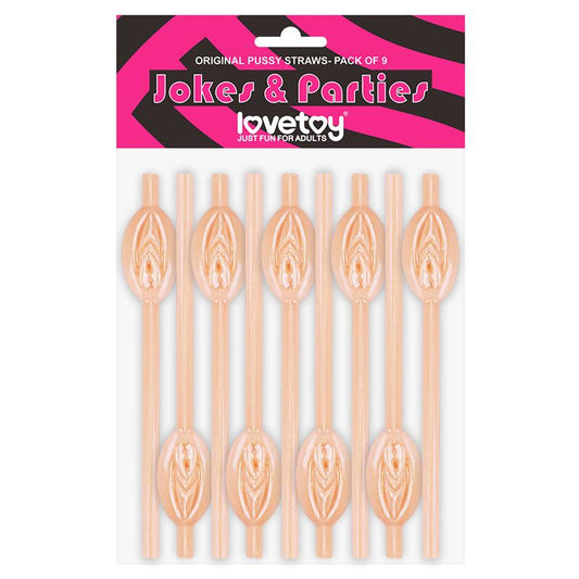 LOVETOY - PAJITAS DE VAGINA PACK DE 9