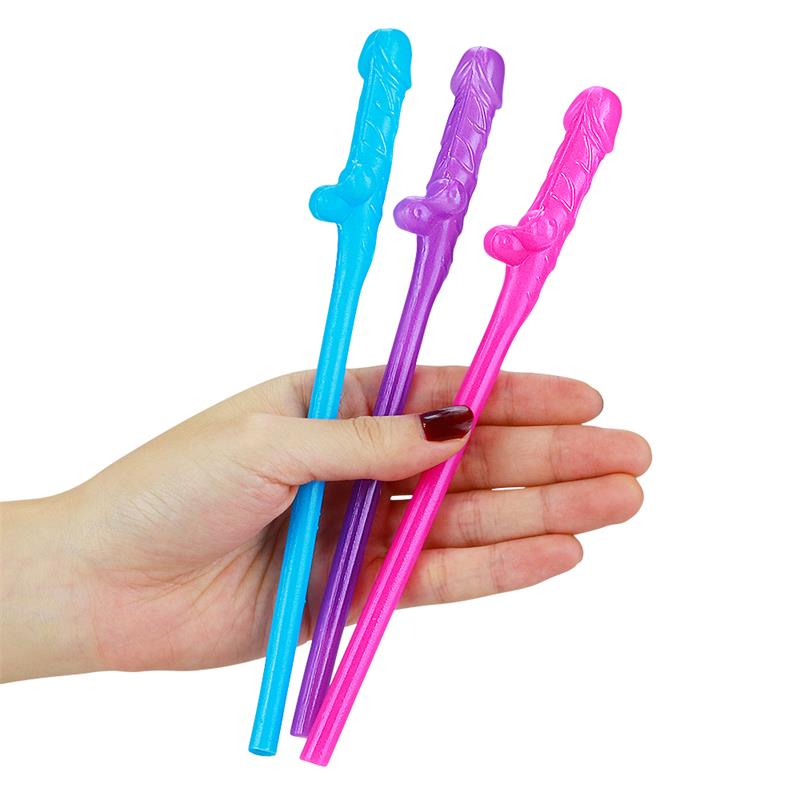 LOVETOY - PAJITAS PENE VARIO COLOR PACK DE 9