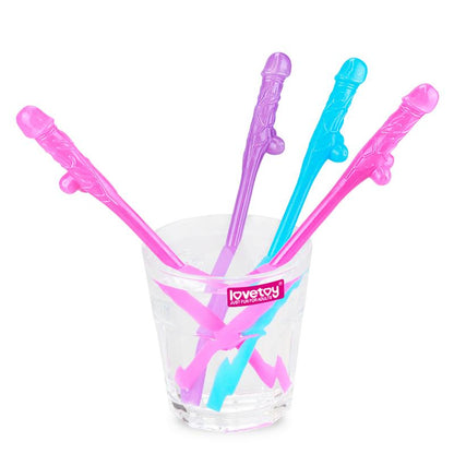 LOVETOY - PAJITAS PENE VARIO COLOR PACK DE 9