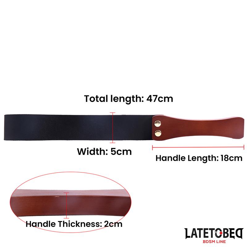 LATETOBED BDSM LINE - PALA CON MANGO DE MADERA 47 CM