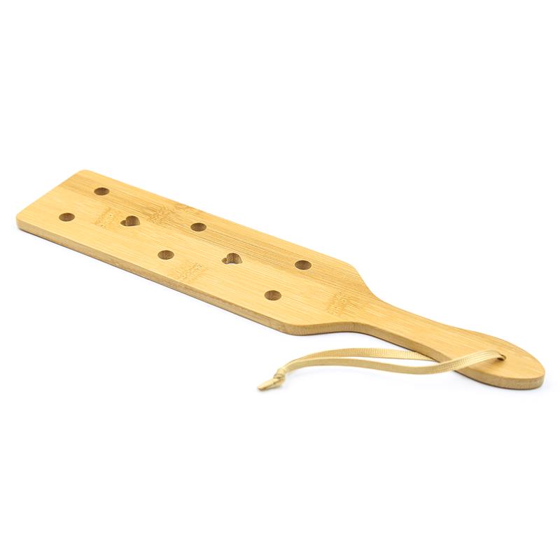 LATETOBED BDSM LINE - PALA DE BAMBÚ CON CORAZONES 33 CM