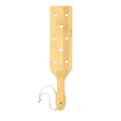 LATETOBED BDSM LINE - PALA DE BAMBÚ CON CORAZONES 33 CM