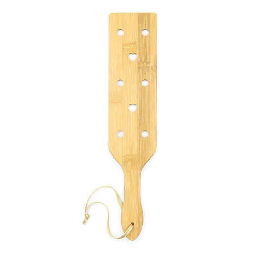 LATETOBED BDSM LINE - PALA DE BAMBÚ CON CORAZONES 33 CM