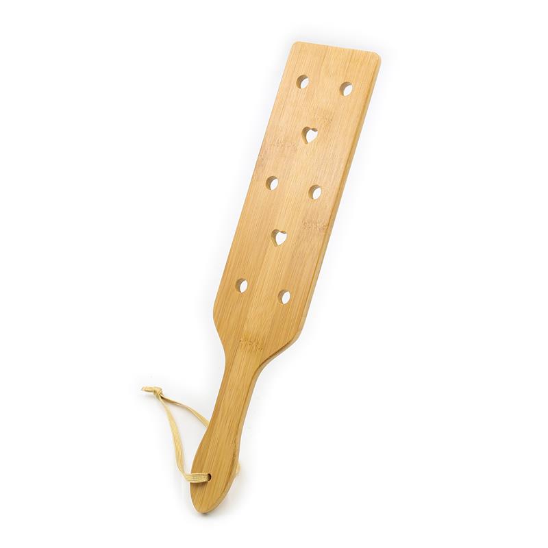 LATETOBED BDSM LINE - PALA DE BAMBÚ CON CORAZONES 33 CM