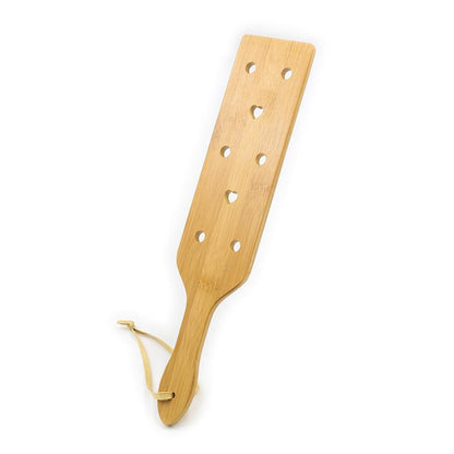 LATETOBED BDSM LINE - PALA DE BAMBÚ CON CORAZONES 33 CM
