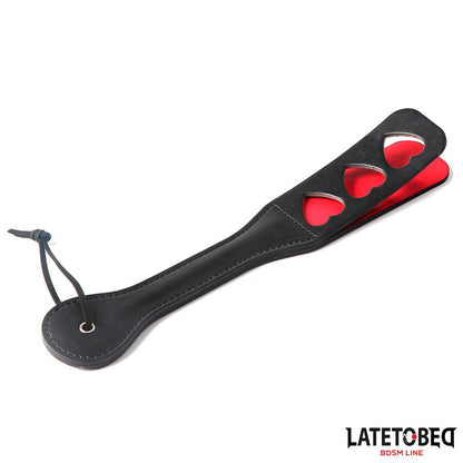 LATETOBED BDSM LINE - PALA DOBLE CAPA CON CORAZONES 32 CM