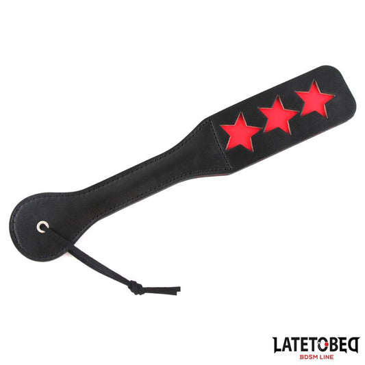 LATETOBED BDSM LINE - PALA DOBLE CAPA CON ESTRELLAS 32 CM