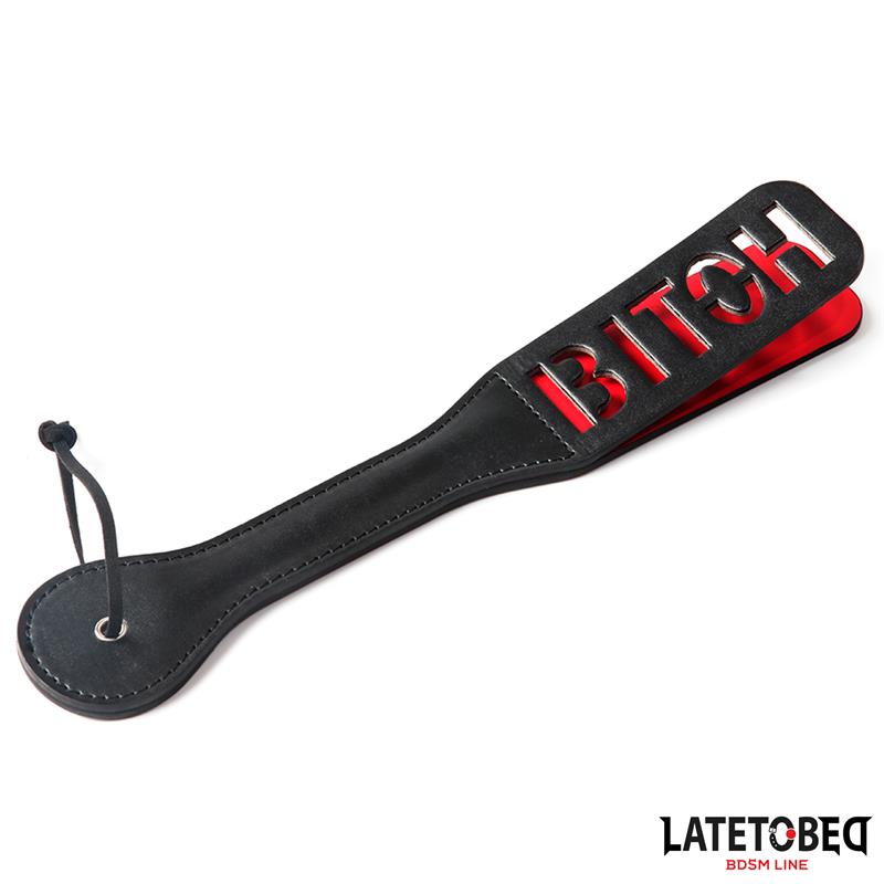 LATETOBED BDSM LINE - PALA DOBLE CAPA LEMA BITCH 32 CM