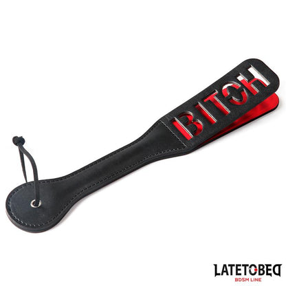 LATETOBED BDSM LINE - PALA DOBLE CAPA LEMA BITCH 32 CM