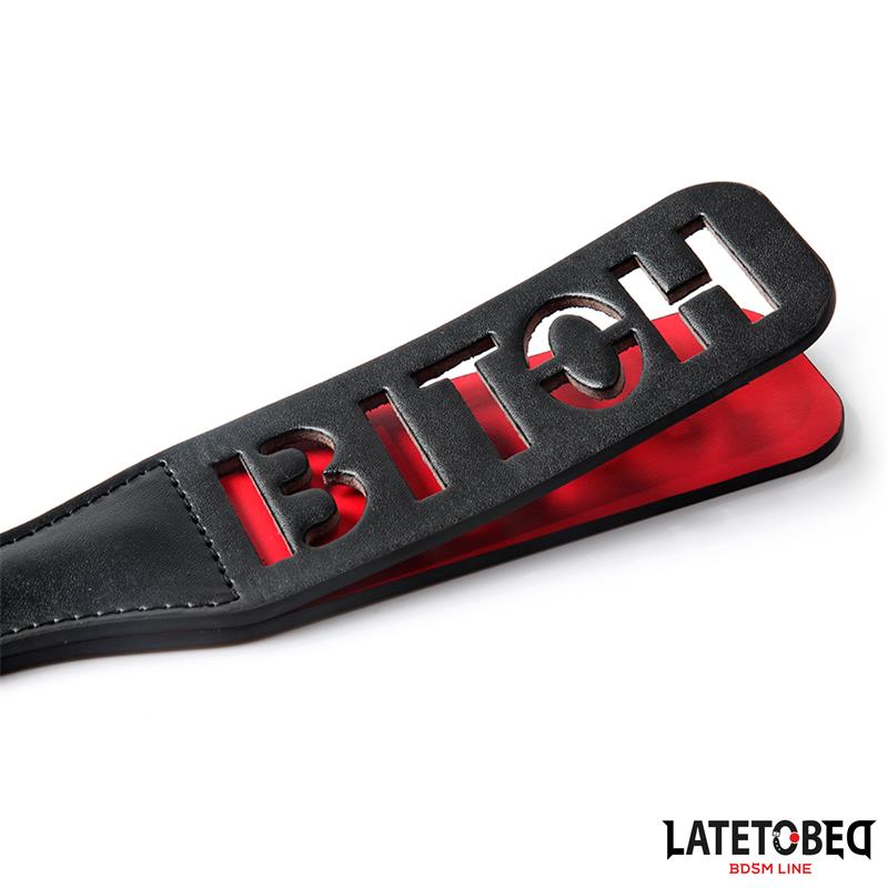 LATETOBED BDSM LINE - PALA DOBLE CAPA LEMA BITCH 32 CM
