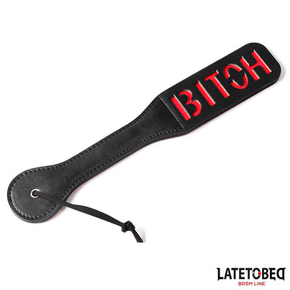 LATETOBED BDSM LINE - PALA DOBLE CAPA LEMA BITCH 32 CM