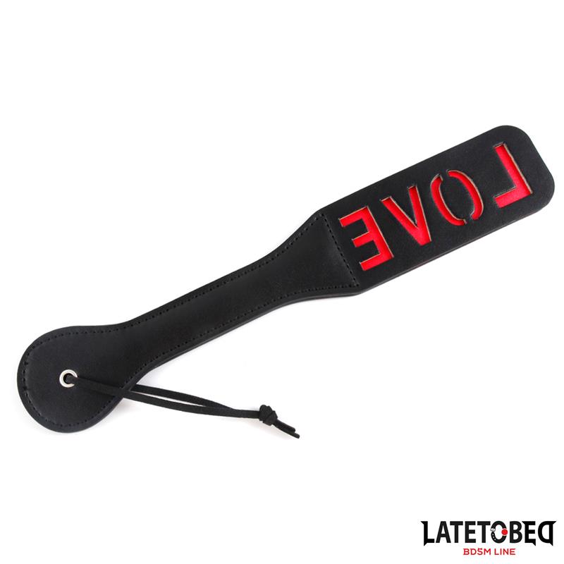 LATETOBED BDSM LINE - PALA DOBLE CAPA LEMA LOVE 32 CM