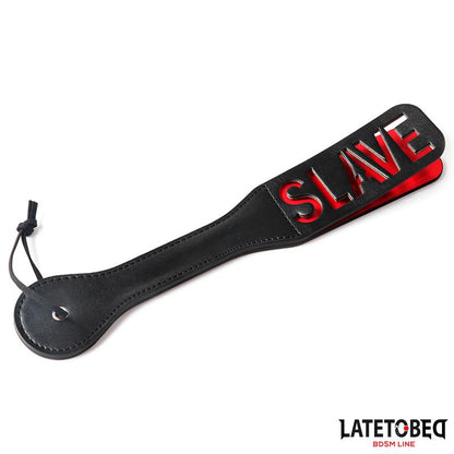 LATETOBED BDSM LINE - PALA DOBLE CAPA LEMA SLAVE 32 CM