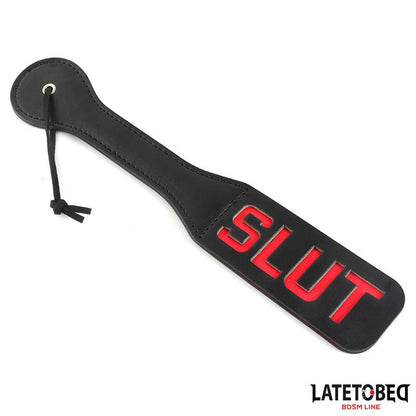 LATETOBED BDSM LINE - PALA DOBLE CAPA LEMA SLUT 32 CM