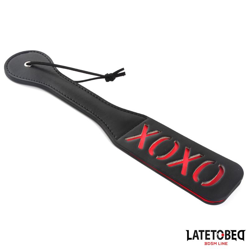 LATETOBED BDSM LINE - PALA DOBLE CAPA LEMA XOXO 32 CM