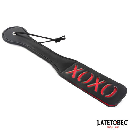 LATETOBED BDSM LINE - PALA DOBLE CAPA LEMA XOXO 32 CM