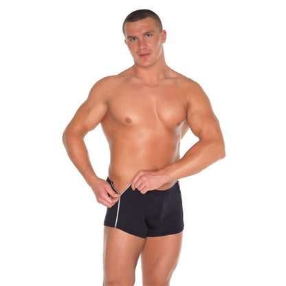 AMORABLE - PANTALONES CORTOS CON 2 CREMALLERAS NEGRO TALLA UNICA