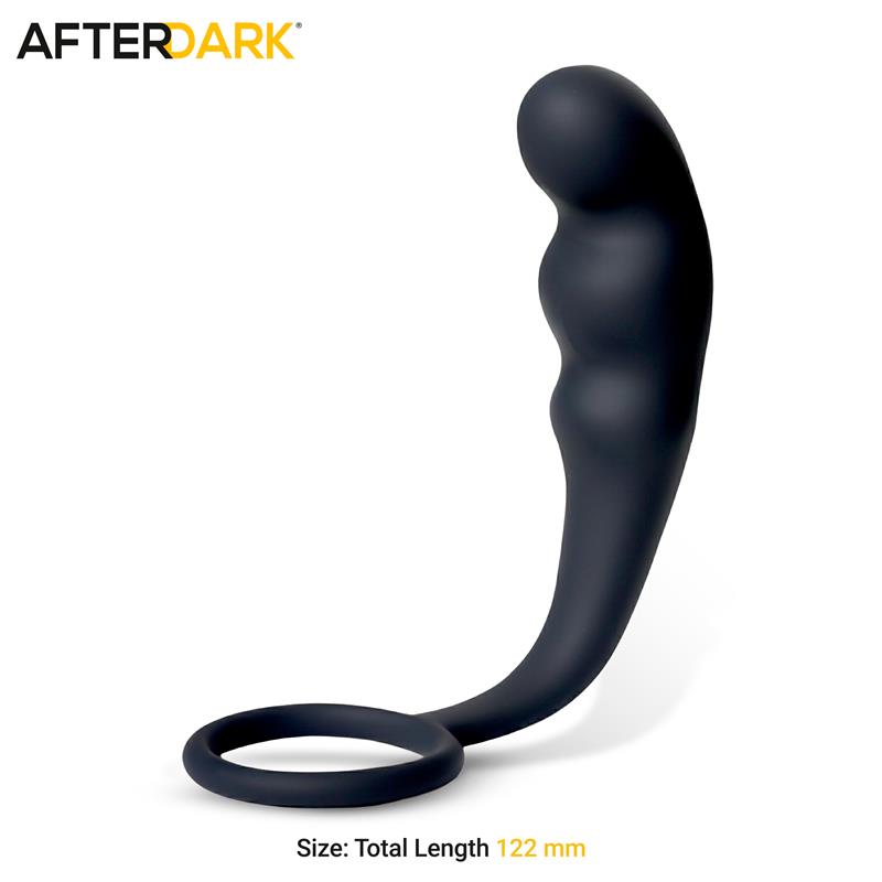 AFTERDARK - PANTOR PLUG ANAL CON ANILLO DE SILICONA
