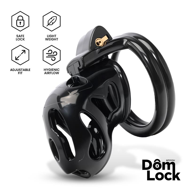 DOMLOCK - PAROLE JAULA PARA EL PENE CON CANDADO INTERNO