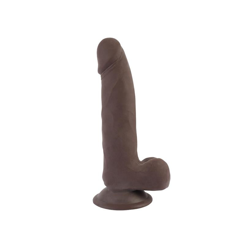 CHISA - PASSION GRINDER DILDO DUAL DENSITY MARRÓN 19.5CM