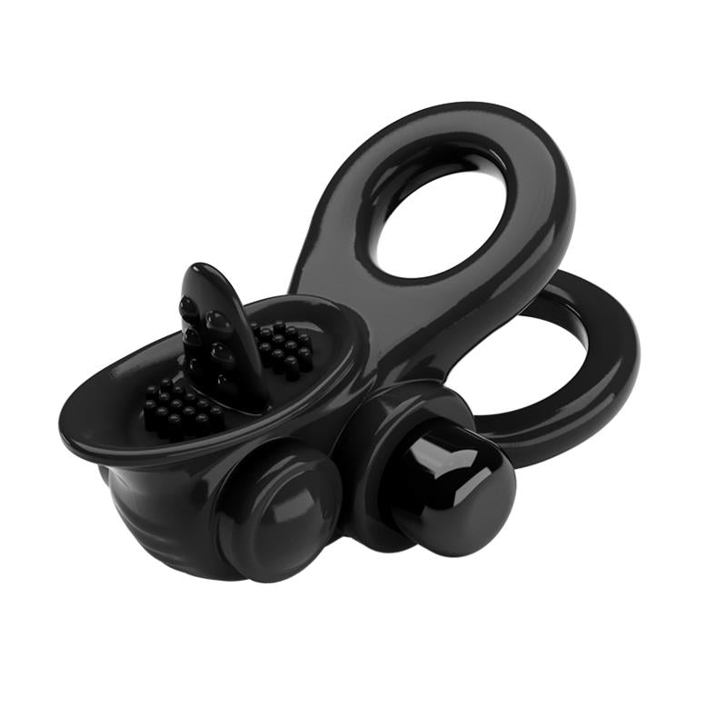 PRETTYLOVE - PASSIONATE ANILLO DOBLE PARA EL PENE CON VIBRACIÓN