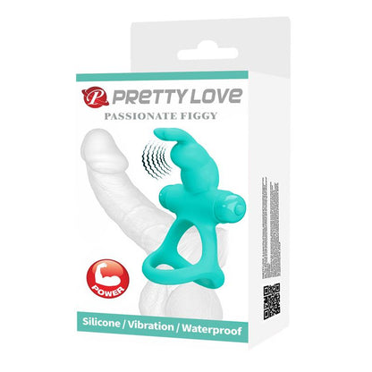 PRETTYLOVE - PASSIONATE FIGGY ANILLO PARA EL PENE CON VIBRACIÓN