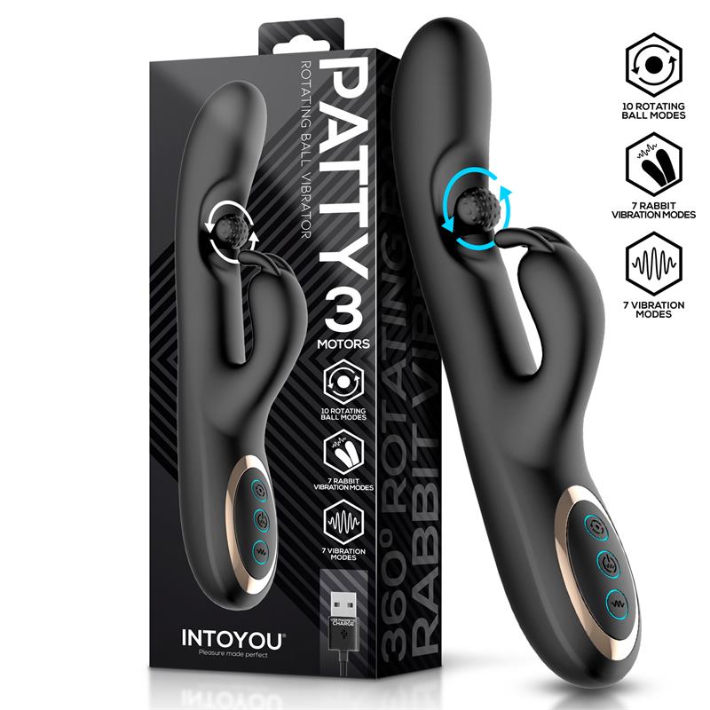 INTOYOU - PATTY VIBRADOR CON BOLA ROTADORA 360º