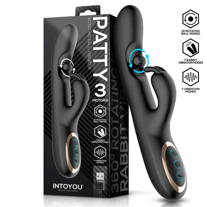 INTOYOU - PATTY VIBRADOR CON BOLA ROTADORA 360º