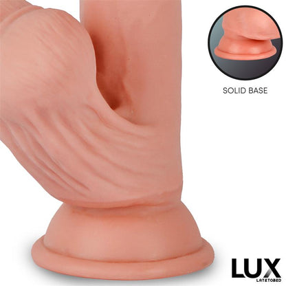 LUX - PAUL DILDO TRIPLE DENSIDAD CON TESTÍCULOS OSCILANTES 8.2