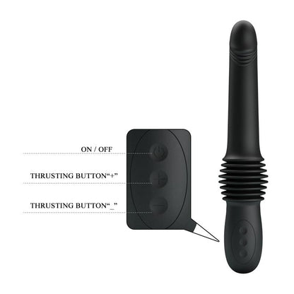 PRETTYLOVE - PAZUZU VIBRADOR CON THRUSTING USB SILICONA