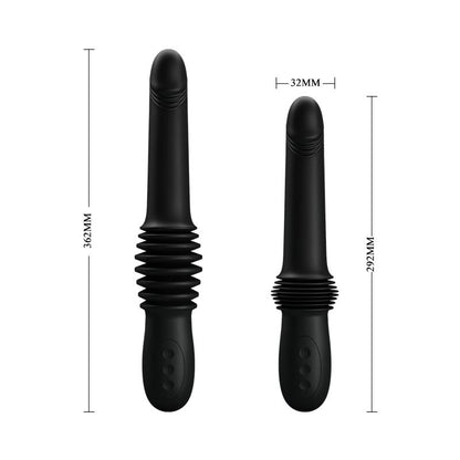 PRETTYLOVE - PAZUZU VIBRADOR CON THRUSTING USB SILICONA