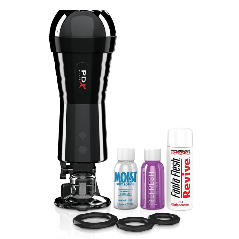 PDX ELITE - PDX ELITE MASTURBADOR VIBRADOR COCK COMPRESSOR
