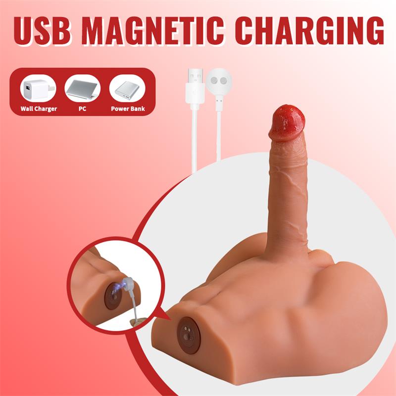 XISE - PEEL MASTURBADOR CON DILDO Y ANO, VIBRACIÓN Y THRUSTING 2.7 KG