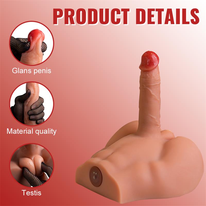 XISE - PEEL MASTURBADOR CON DILDO Y ANO, VIBRACIÓN Y THRUSTING 2.7 KG