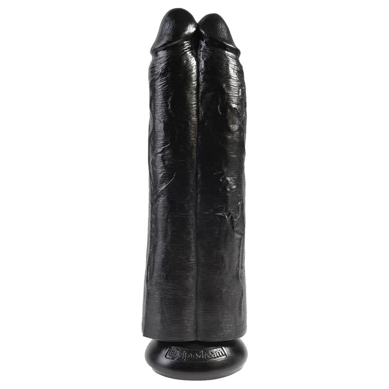 KING COCK - PENE DOBLE TWO COCKS ONE HOLE NEGRO 11