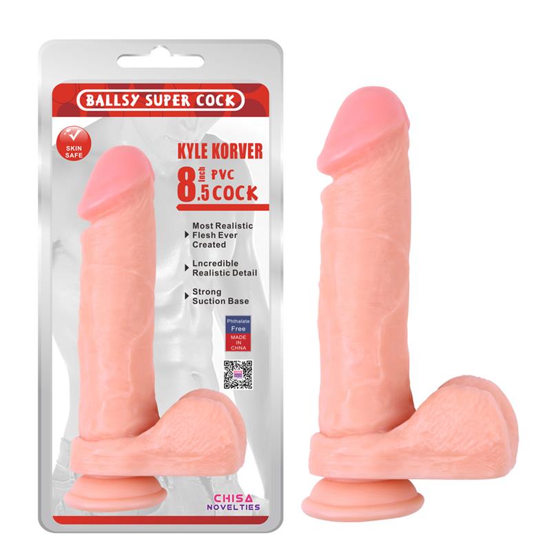 CHISA - PENE REALISTA KYLE KORVER 21.5 CM NATURAL