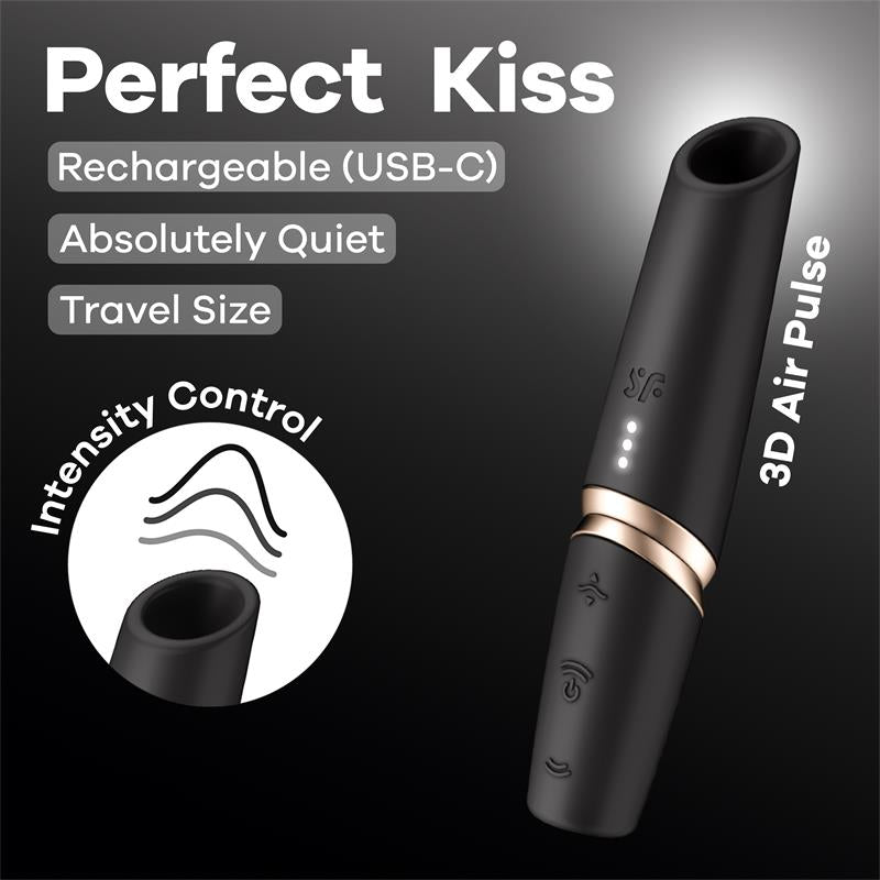 SATISFYER - PERFECT KISS AIR PULSE VIBRATOR