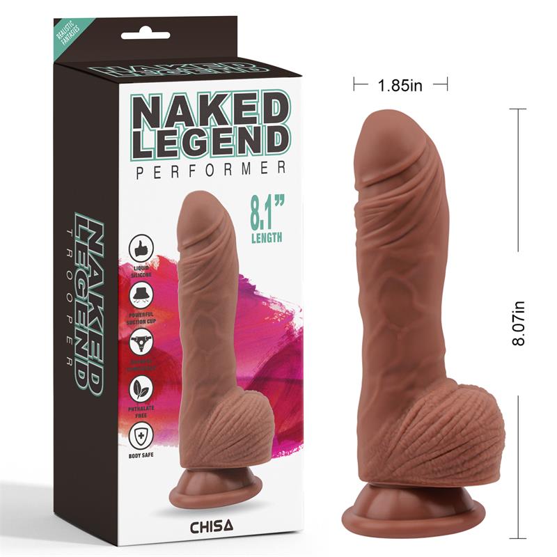 CHISA - PERFORMER DILDO SILICONA LIQUIDA 8.1 - 20.5CM