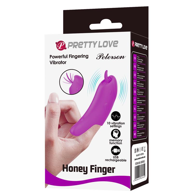 PRETTYLOVE - PETERSON VIBRADOR DE DEDO