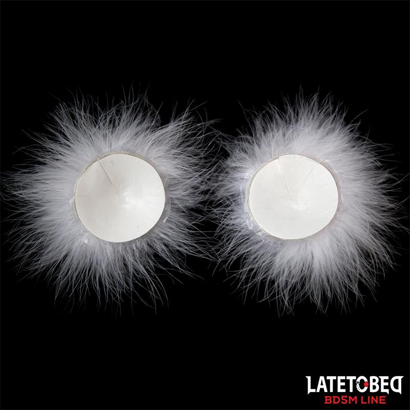LATETOBED BDSM LINE - PEZONERAS AUTOADHESIVAS CON PELO